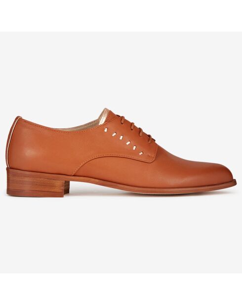 Derbies en Cuir Ficlau camel