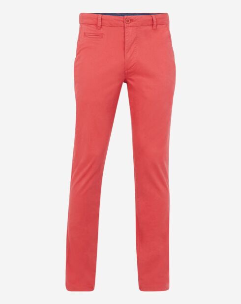 Pantalon chino Ranch rouge clair