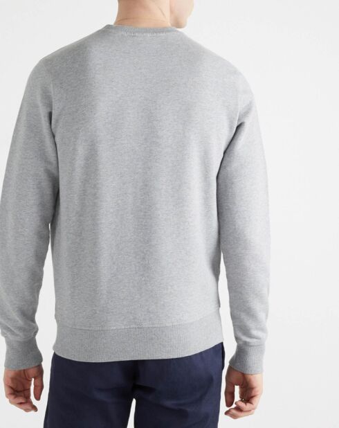 Sweat Basic Uni gris chiné