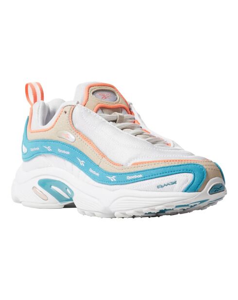 Baskets Daytona Dmx Mu blanc/turquoise/orange