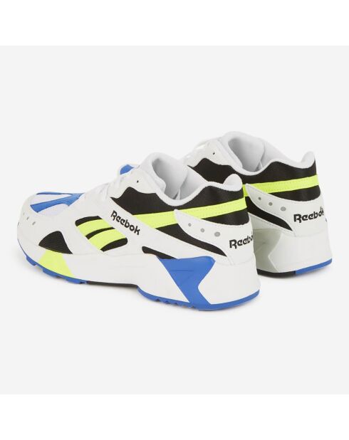 Baskets en mesh Aztrek blanc/noir/jaune