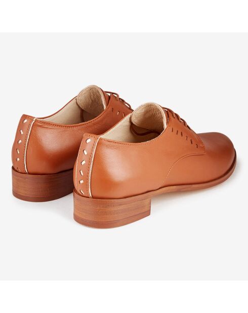 Derbies en Cuir Ficlau camel