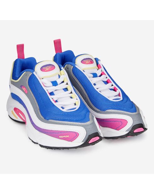 Baskets Daytona DMX bleu/rose/blanc