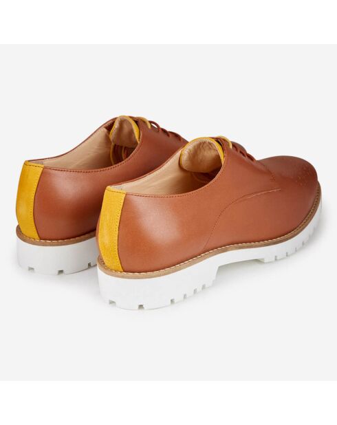 Derbies en Cuir Foilou camel