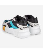 Baskets en Cuir & mesh Aztrek Double X Gigi Hadid blanc/noir/turquoise