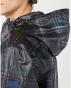 Blouson Plastic Ecossais Torme noir