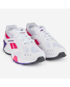 Baskets Aztrek blanc/rose/violet