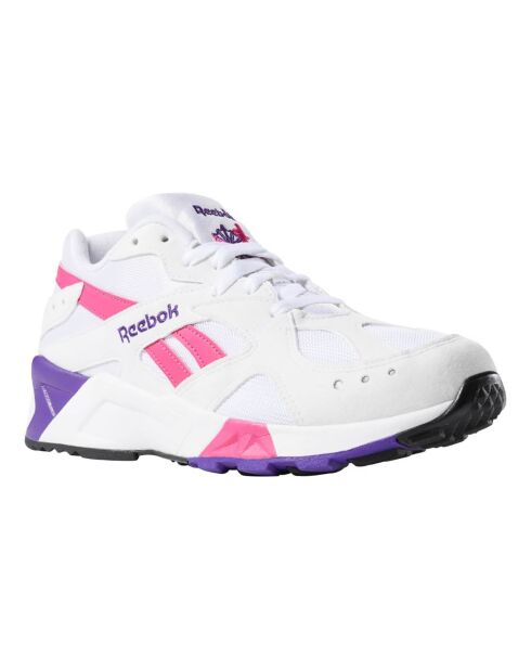 Baskets Aztrek blanc/rose/violet