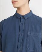 Chemise droite Time Box bleu foncé