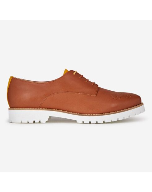Derbies en Cuir Foilou camel