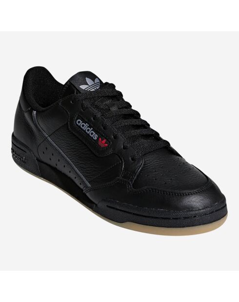 Baskets en Cuir Continental 80 noires