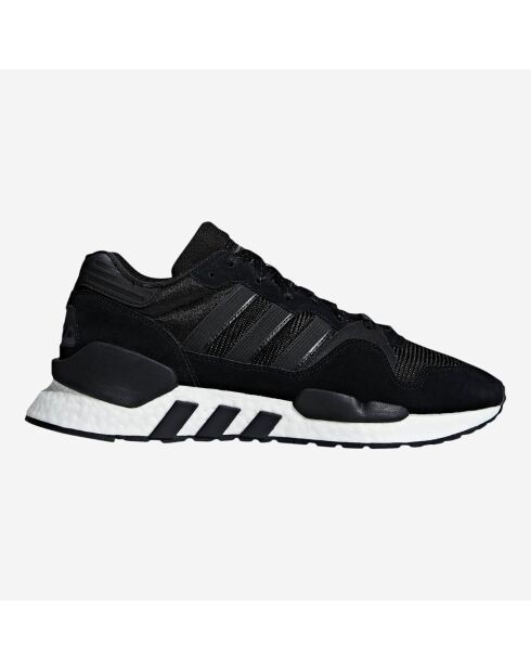 Baskets en Velours de Cuir & Mesh Eqt Zx noires