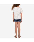 T-Shirt imprimé fantaisie blanc