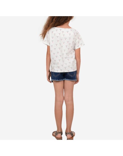 T-Shirt imprimé fantaisie blanc