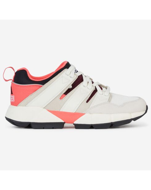 Baskets en Cuir & Mesh Eqt Cushion 2.0 beige/rouge