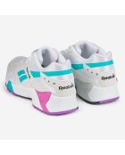 Baskets Aztrek blanc/Vioelt/Rose