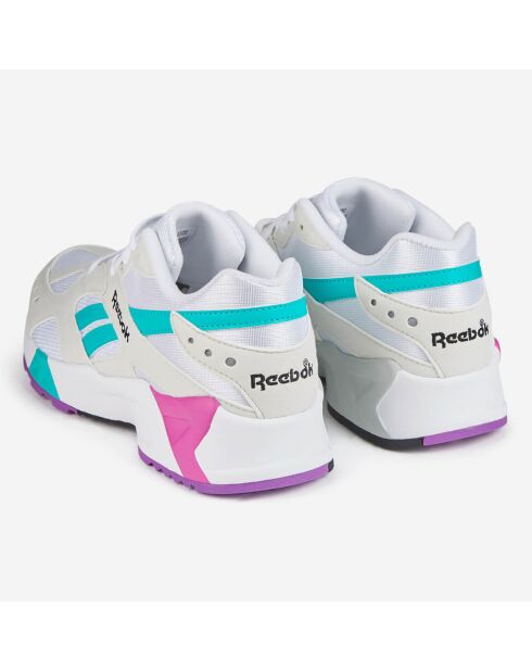 Baskets Aztrek blanc/Vioelt/Rose