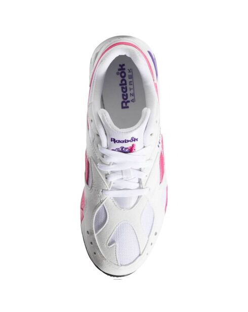 Baskets Aztrek blanc/rose/violet