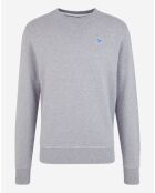 Sweat Basic Uni gris chiné