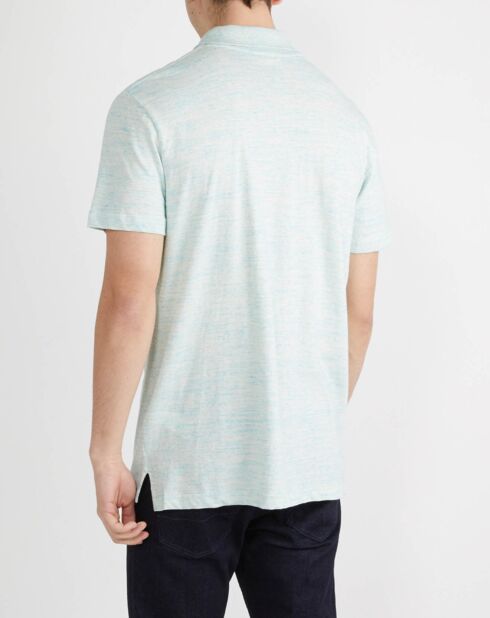 Polo Kalbarri bleu vert chiné