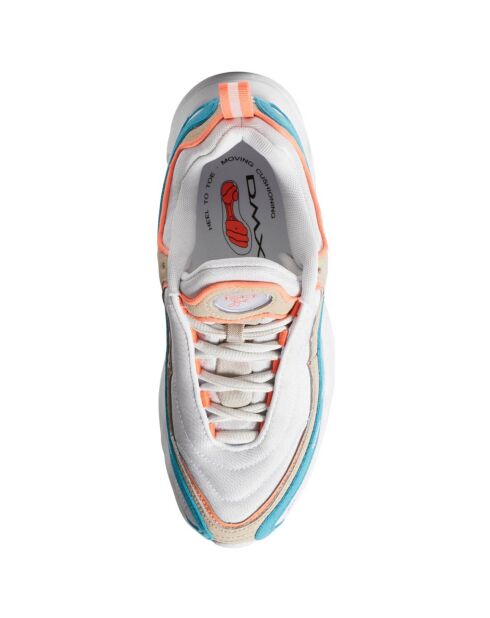 Baskets Daytona Dmx Mu blanc/turquoise/orange