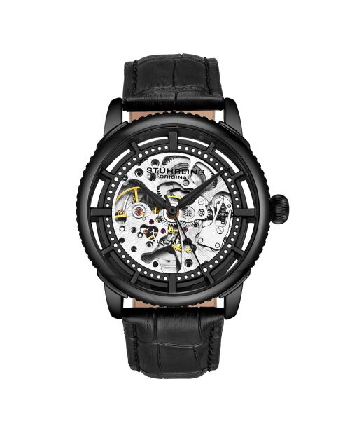 Montre Homme Automatique Legacy en Cuir noire