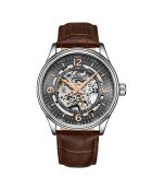 Montre Homme en Cuir Automatique Legacy marron/argenté