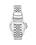 Montre Homme en Acier  Swiss Quartz  Aquadiver argenté/bleu/rouge