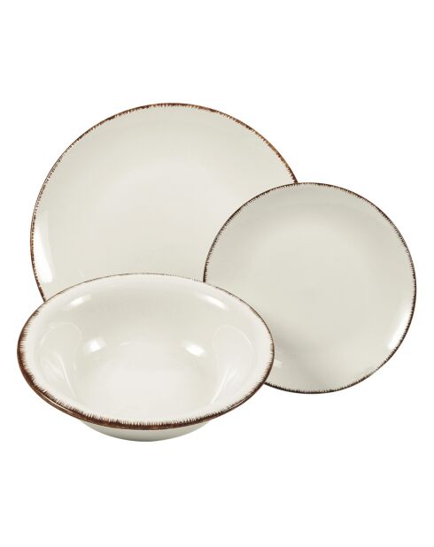 Baita Acquerello veelkleurige dinerset - 18 stuks