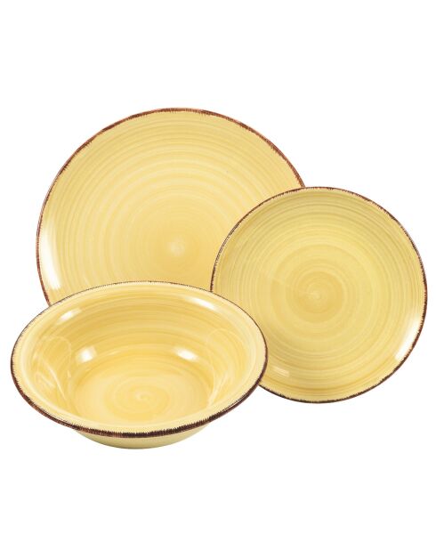 Baita Acquerello veelkleurige dinerset - 18 stuks