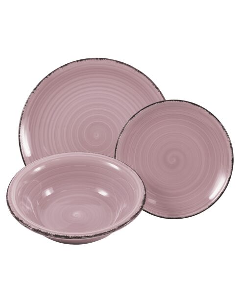 Baita Acquerello veelkleurige dinerset - 18 stuks