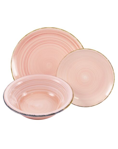 Baita Acquerello veelkleurige dinerset - 18 stuks