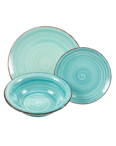 Baita Acquerello veelkleurige dinerset - 18 stuks