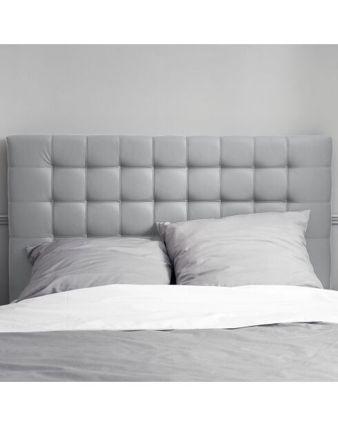 Tête de lit Deimos argentée - 160x120 cm