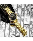 Montre Femme en Acier Quartz Symphony dorée