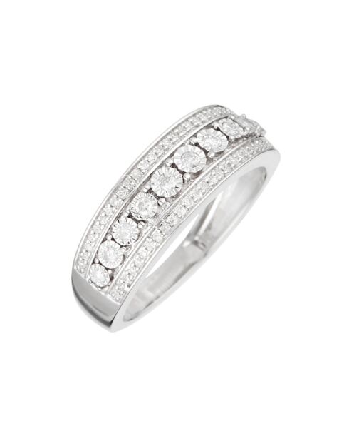 Bague Rosaline Diamants 0.25 ct or blanc