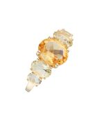 Bague Yellow Hill Citrine 1.89ct Quartz 1.48ct Or Jaune