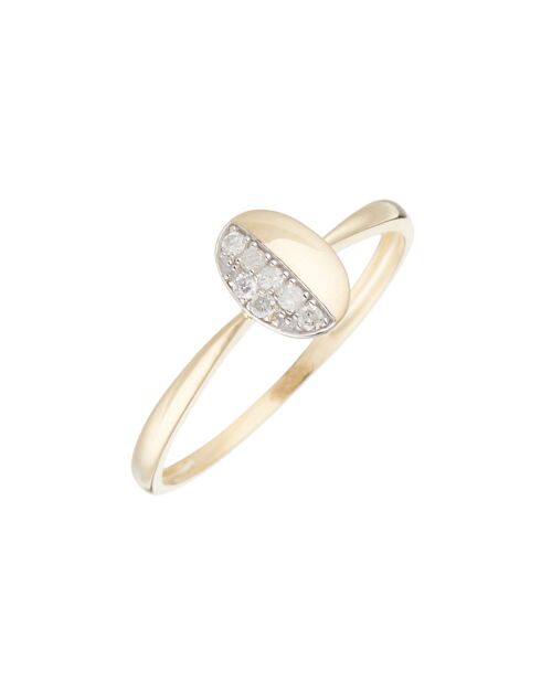 Bague Debara Diamants 0.059ct Or Jaune