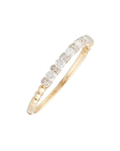 Bague Kuantan Diamants 0.29ct or jaune