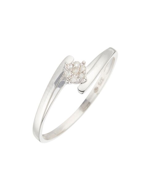 Bague Dava Diamants 0.05ct Or Blanc