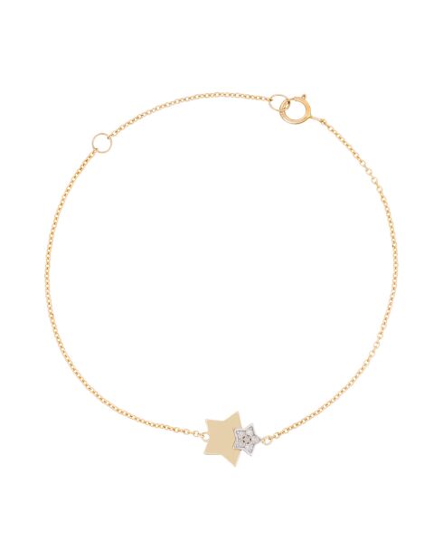 Corka Diamant Armband 0,03 Karat Gelbgold