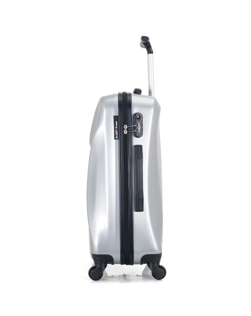 Valise Cabine 4 roues Dallas 55 cm grise