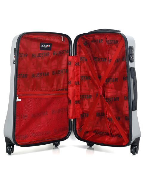 Valise Cabine 4 roues Dallas 55 cm grise