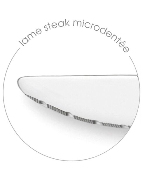 Ménagère graphic inox - 24 pièces