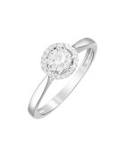 Bague Chamade Diamants 0.21 ct or blanc