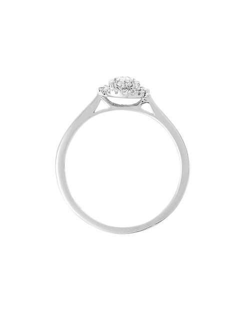 Bague Chamade Diamants 0.21 ct or blanc