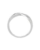 Bague Croisi Divin Diamants 0.10 ct Or Blanc