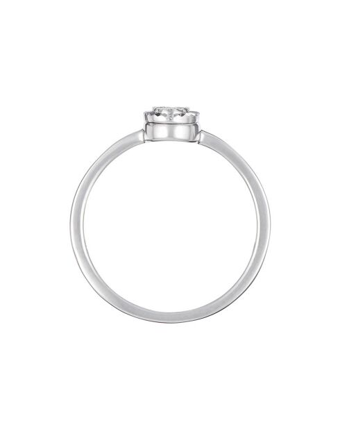 Bague Mon être de toujours Or Blanc Diamants 0.05 ct