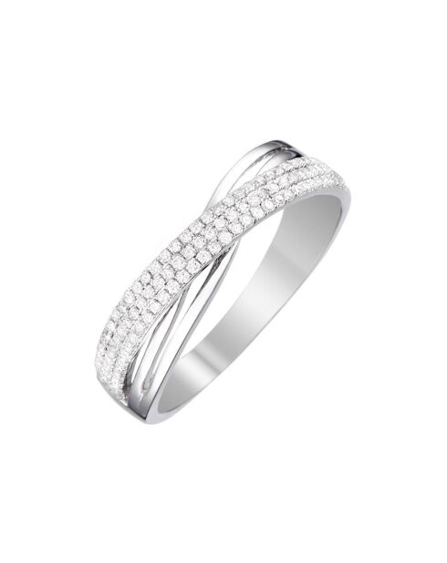 Bague Mon unique pensée Diamants 0.25 ct Or Blanc