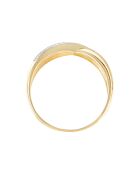 Bague Cayos Diamants 0.03 ct or jaune